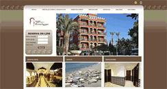 Desktop Screenshot of hotelcasablancaalmunecar.com